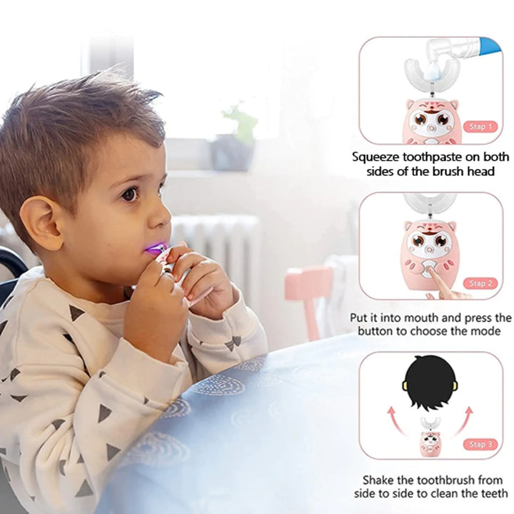 NEOHEXA™ Kid's U-Shape Electric Toothbrush